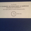  " Et tournent les sons dans la garrigue "（そして音はガリーグをめぐる）の楽譜が初出版されました！