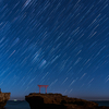 白浜海岸　星景