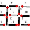 マッチ棒パズル・最長経路問題（２）