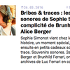 Brunhild FerrariとAlice Bergerのフランスのラジオ番組” Supersonic ”（2016年3月26日放送）