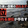 釣れるタイミングは時間や潮より潮位　なぜ釣れる潮位が存在するのか