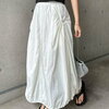 多部未華子さん愛用♡andme「ナイロンタフタバルーンロングスカート」で叶える軽やか＆トレンドコーデ術