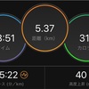 8月19日水曜日　テレワーク前のショートジョグ1kmだけTペース