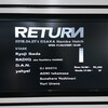 2018/04/07 RETURN（Ryoji Ikeda、RADIQ a.k.a. Yoshihiro HANNO、D.A.N.、yahyel、AOKI takamasa、Sunahara Yoshinori、Yuri Urano a.k.a. Yullippe） ＠ なんばHatch     