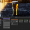 【Blender2.92】ｱﾆﾒｰｼｮﾝ・きらめくグラスビール作ってみた Part.1【覚書】