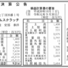 株式会社フロムスクラッチ 第10期決算公告 / 減少公告