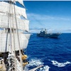 世界一番美しい帆船「アメリゴ・ヴェスプッチ号」に乗船、イタリア海軍の軍人さんとの交流！