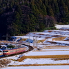 雪景色の旧信越山線を往く、国鉄色の413・455系を撮る！