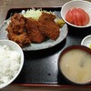 西川口の「あおき食堂」で唐揚げとヒレカツ定食を食べました★