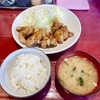 中区黄金町の「麺飯食堂 めしきんぐ 黄金町店」でからあげ定食