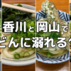 香川と岡山でうどんに溺れる1日