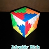 ルービックキューブで模様を作りました！　Rubik's Cube art design