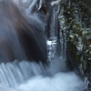 花貫渓谷　氷の風景