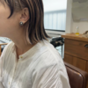切りっぱなしボブ×ハイコントラストカラーで楽しむ、メリハリのあるデザイン