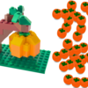 レゴブロックで、秋の果物「柿の木」をつくってみよう！　〜レゴクラシック 10698　作り方〜