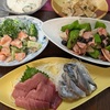 最近作ってもらったおつまみあれこれ、どれも私の作るものとは違い新鮮です！