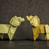 おりがみ：トイプードル (Origami : Toy poodle)