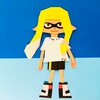 スプラトゥーン、イカちゃん（インクリング）を折り紙で創作