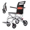 RAKU 車椅子 介助型 折りたたみ式 簡易車椅子 持ち運び易い 軽量 アルミ製