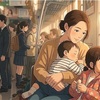 子供2人連れて初めての3人での外出。片道1時間での苦労。