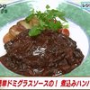 簡単ソースで煮込みハンバーグ