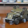 ジープ ウィリスの模型を組む 完