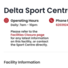 Redhillにあるデルタスポーツセンター（Delta Sport Centre）に行ってきた！（ほぼＡＩタイトル）