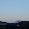 真っ白な富士山　綺麗に見えました
