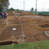 国府台野球場の発掘現場で…溝の謎は続く。