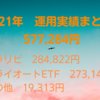 2021年　運用実績まとめ