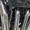 久しぶりのエキパイ焼け取り作業とスイングアームの割れ発見（デイトナ　ステンレスマフラー焼け取り剤）