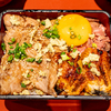 南魚沼本気丼2018「新潟もち豚 ローストビーフ 鰻蒲焼重」（魚沼釜蔵 総本店）