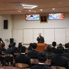 学年集会、生徒会役員任命式