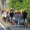 登校の様子　６年生班長がもどりました