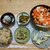 十割そば(とん汁)。カボチャ煮。鶏モモ塩糀焼き。とん汁(6日目)