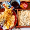 奈可川（亀有）〔今日のおすすめ〕天丼ともりそば 海老2本つき