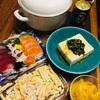 すぐできる餃子鍋で晩酌。
