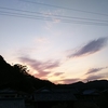 久々の夕焼け空