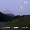 【木曜朝ラン 峠走22km】風邪をひいていました