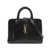 YVES SAINT LAURENT スモールカバス 2wayショルダーバッグ レザー レディース ブラック系 424869