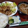 西川口の「満留賀」でしょうが焼き定食を食べました★