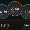 ジョギング22.98km・岩本式サブ3.5メニュー、3週目終了