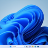 最新のWindows11 22H2の初期状態のデスクトップ