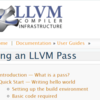 LLVMに新しいPassを追加してみる試行 (依存関係のあるAnalysisを呼ぶ方法2)