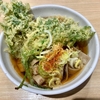 吉そば（日本橋）春菊天そば〔極幅そば〕