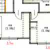 こども部屋の扉、開き方と位置　注文住宅