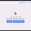 音声認識モデルWhisperを利用して文字起こしをしてくれるMacアプリ、MacWhisperを試してみる