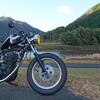 SR400テールランプの接触不良。