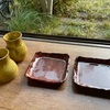My pottery works  陶芸教室で
