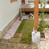 芝張り作業の続き ～ その① ～
